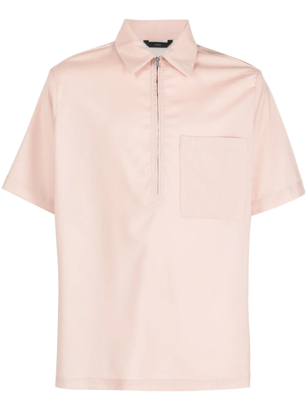 Hevo half-zip fastening shirt - Pink