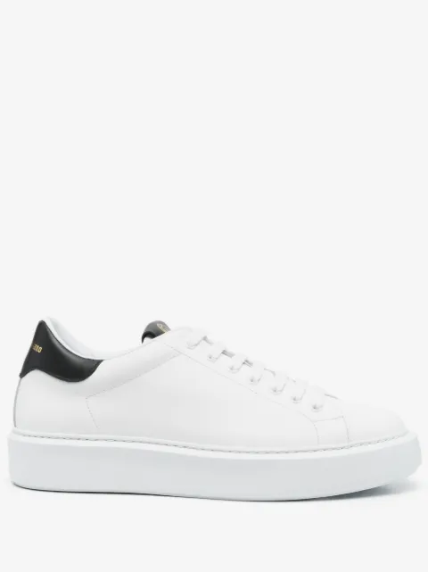 Giuliano Galiano contrasting-detail leather sneakers 