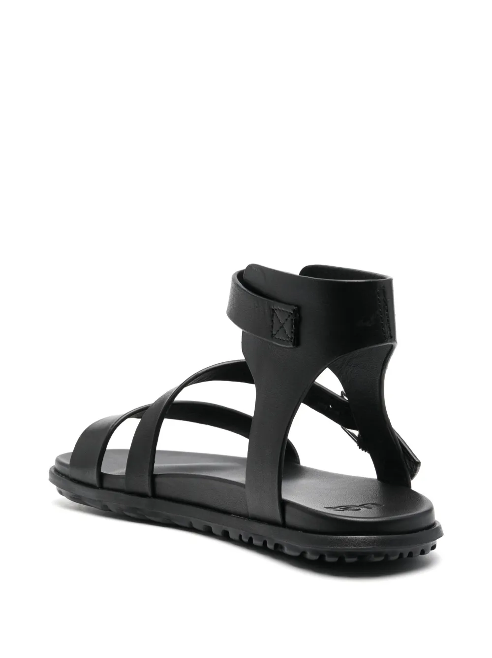 Ugg Ankle-strap Buckle Sandals In Schwarz