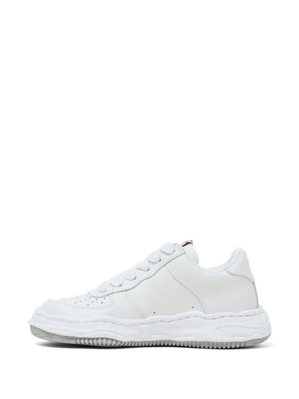 MAISON MIHARA YASUHIRO 国内買付 Leather Low-top Sneaker Maison MIHARA YASUHIRO Leather low-top Sneakers | White