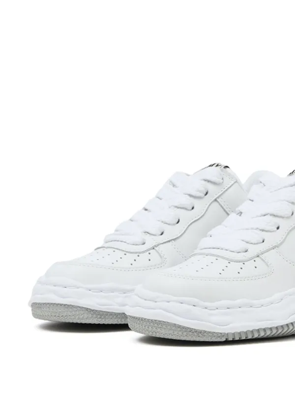 MAISON MIHARA YASUHIRO 国内買付 Leather Low-top Sneaker Maison Mihara Yasuhiro Leather Hank OG in Red – Oneness Boutique