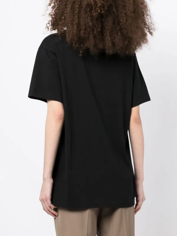 TOTEME クルーネック Tシャツ | ブラック | FARFETCH JP