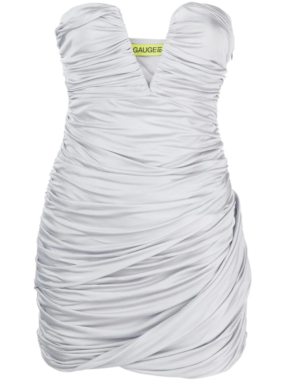 GAUGE81 Talsi V-neck minidress - Grey