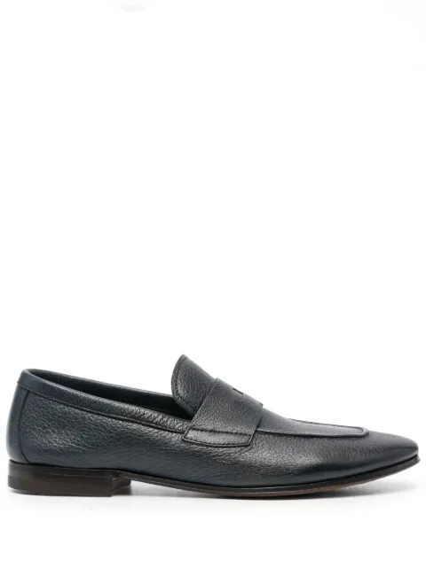 Henderson Baracco grained leather loafers