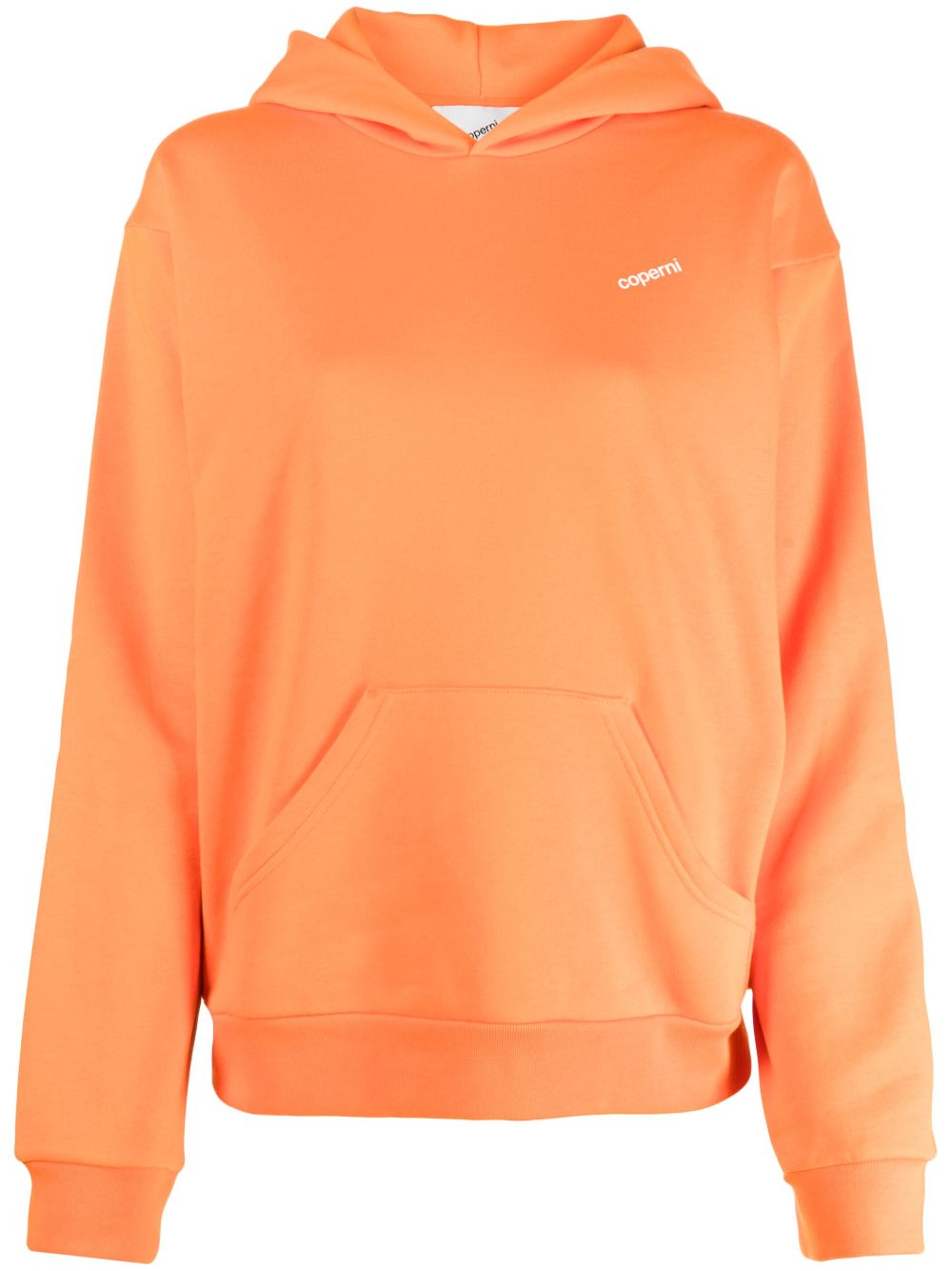 Coperni logo-print jersey hoodie - Orange