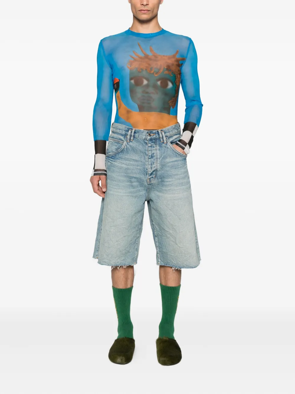 Charles Jeffrey Loverboy Powermesh long-sleeve T-shirt | T-Shirts | Image 2