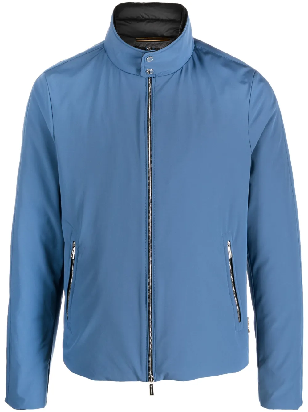 Moorer plain lightweight jacket - Blue