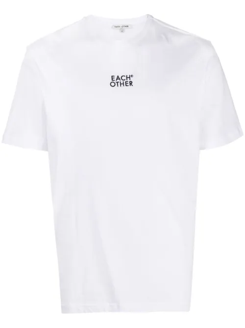 T-shirt en coton à logo brodé - Each X Other - Modalova