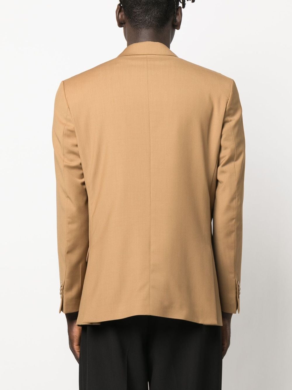 Shop Paura Single-breasted Suit Jacket In Braun
