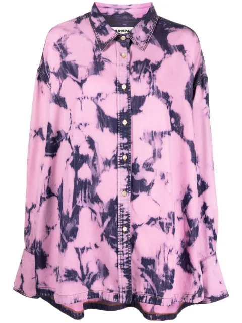 DARKPARK acid-wash TENCEL™ shirt