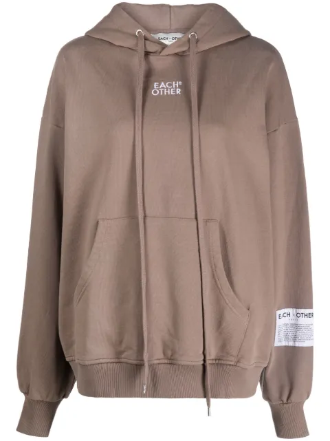 Each X Other Hoodie mit tiefen Schultern
