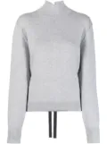 FENDI tied-back knitted pullover - Grey