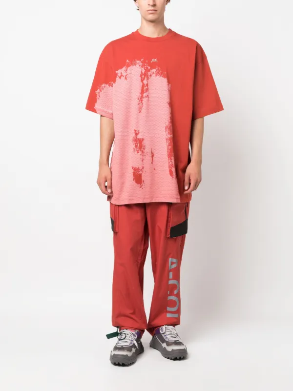 【関税込み】A-COLD-WALL* レッド Brushstroke Tシャツ A-COLD-WALL* Brush stroke-print T-shirt | Red | FARFETCH BH