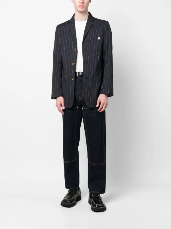 Charles Jeffrey Loverboy ストライプ シングルジャケット