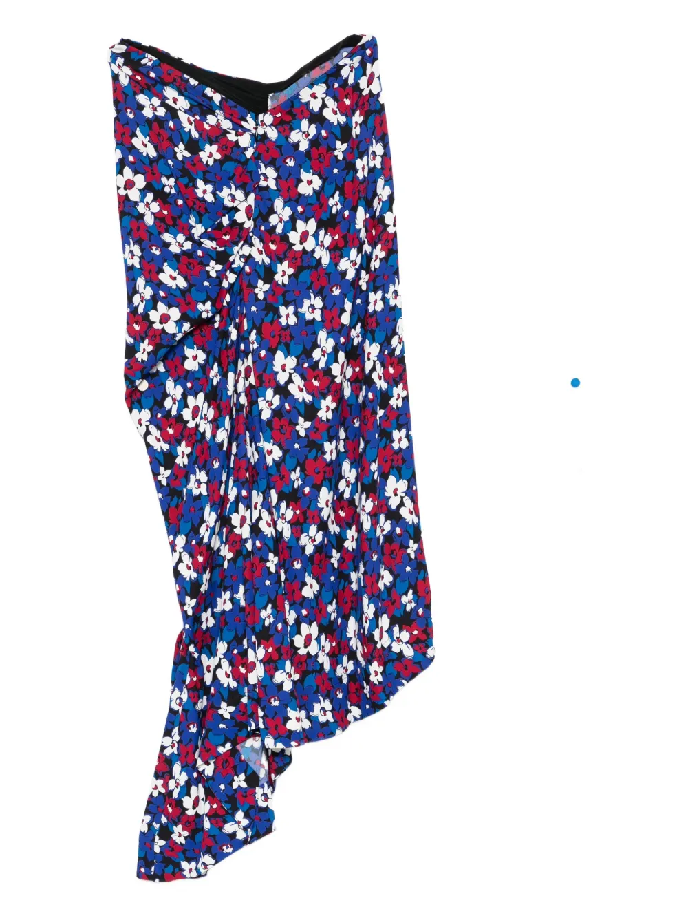 Colville floral-print asymmetric skirt - Blauw