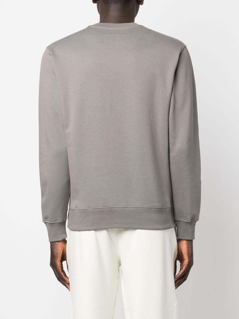 Shop A-cold-wall* Logo-print Long-sleeve Sweatshirt In Grey