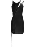 Ottolinger cut-out knitted mini dress - Black