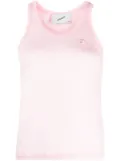 Coperni semi-sheer racerback top - Pink