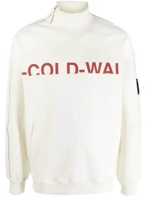 A-COLD-WALL* Overset logo-print cotton sweatshirt