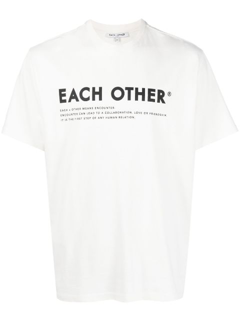 Each X Other logo-print cotton T-shirt