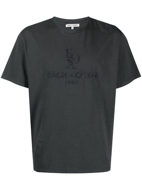 Each X Other logo-embroidered cotton T-shirt