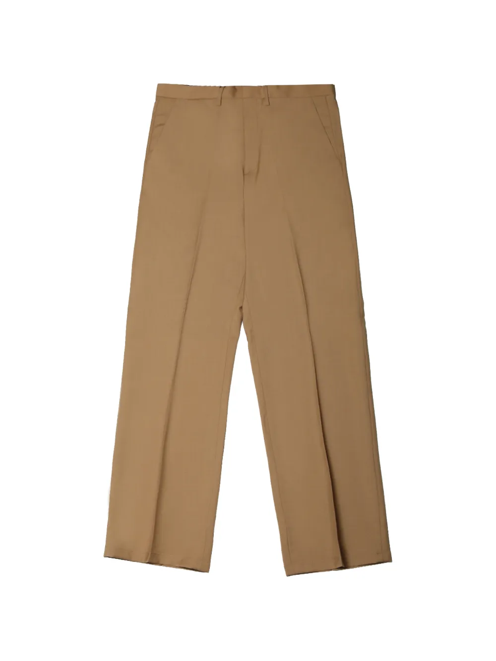 Paura pressed-crease tailored trousers - Marrone