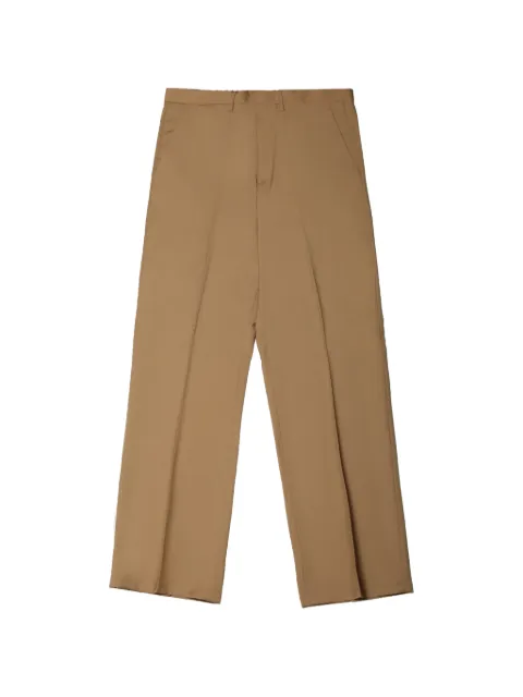 Paura pressed-crease tailored trousers