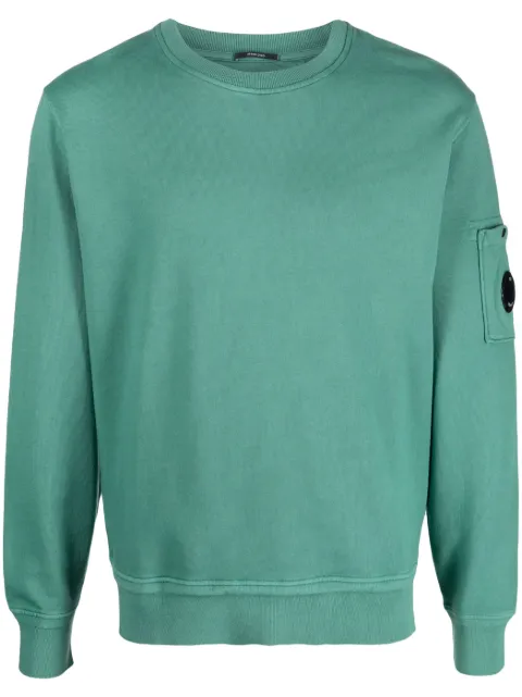 C.P. Company logo patch cotton sweatshirt