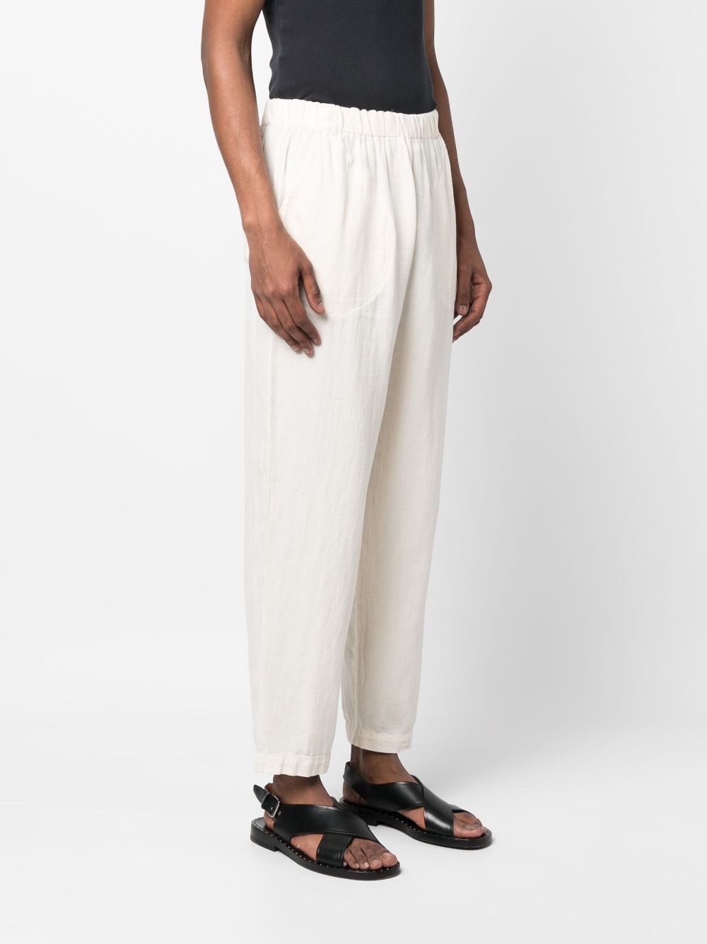 Linen trousers with drawstring Gianni Lupo
