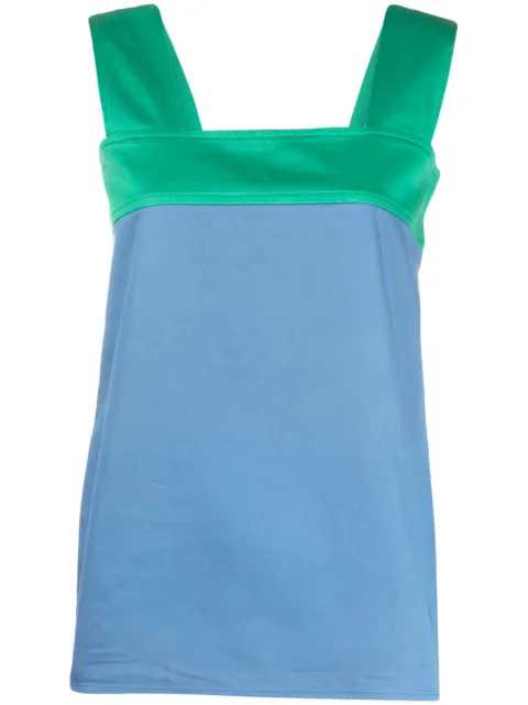 Saint Laurent Pre-Owned 1970s colour-block sleeveless top