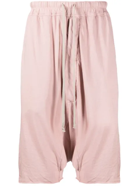 Rick Owens DRKSHDW shorts con cordones en la pretina