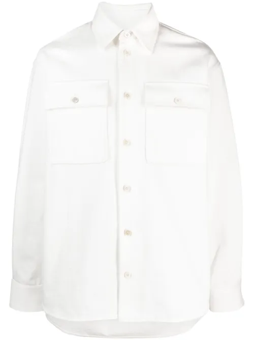 Chemise en coton à manches longues - Jil Sander - Modalova