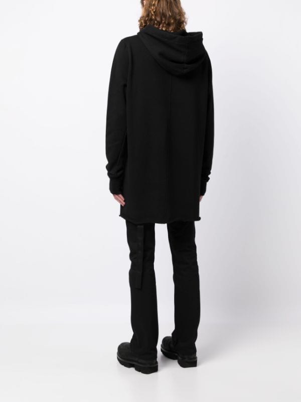 rick owens drkshdw black longline sweatshirt