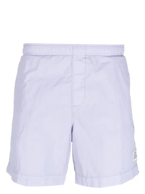 C.P. Company bermudas con pretina elástica y parche del logo
