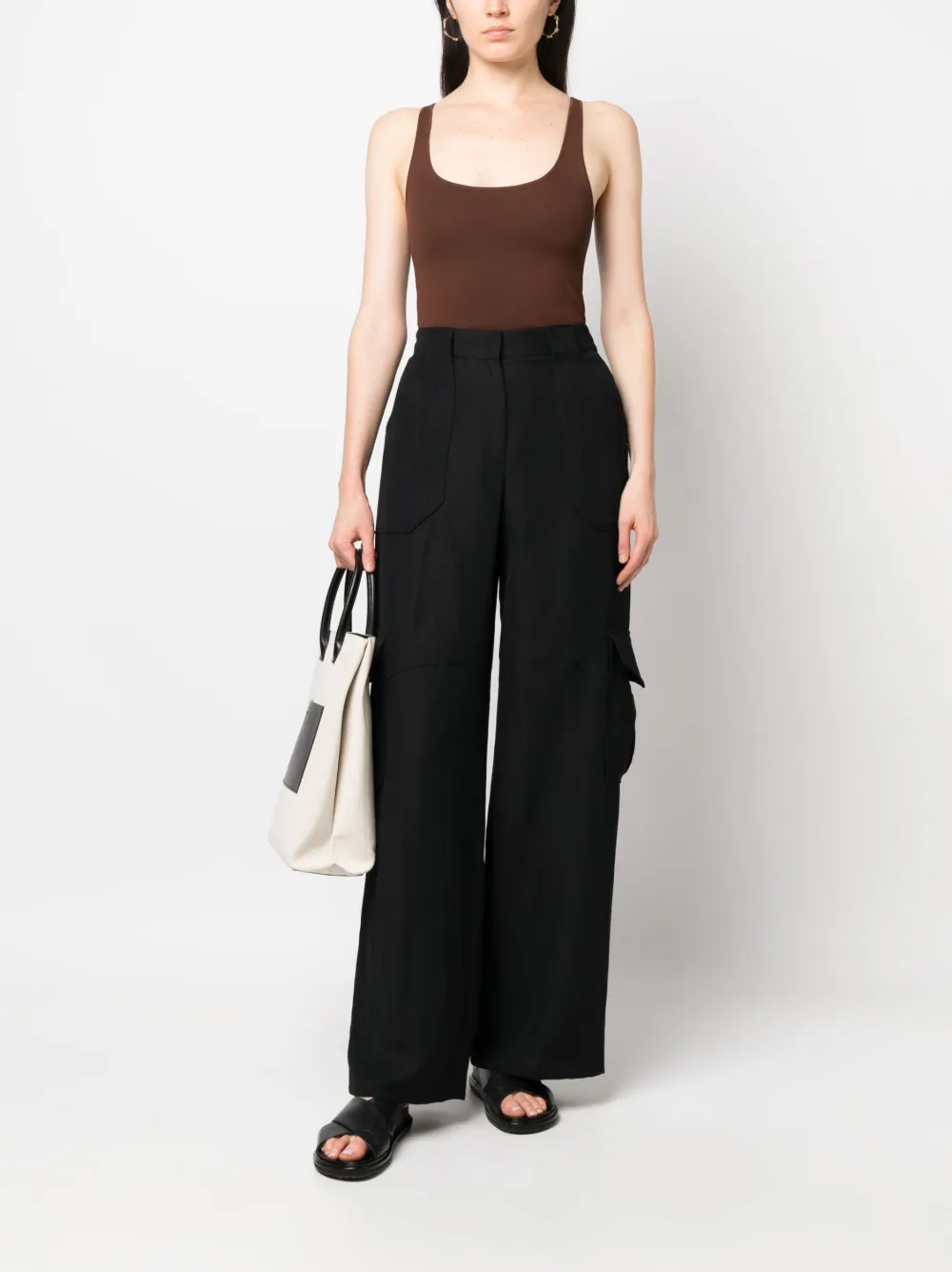 Fabiana Filippi Cargo broek - Zwart