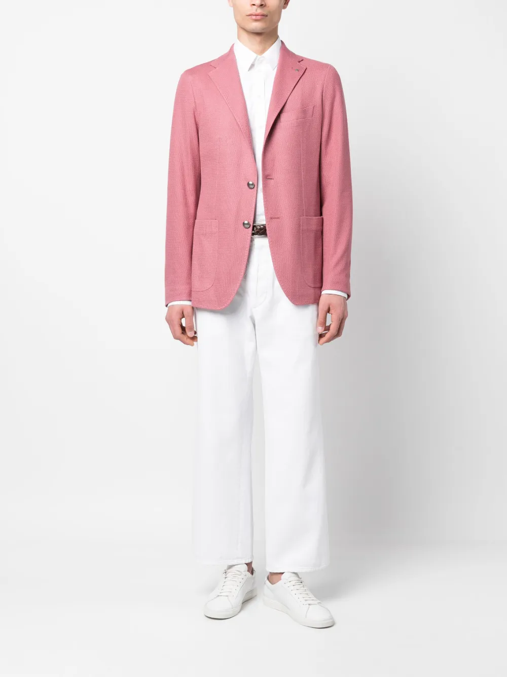 Tagliatore Blazer met enkele rij knopen - Roze