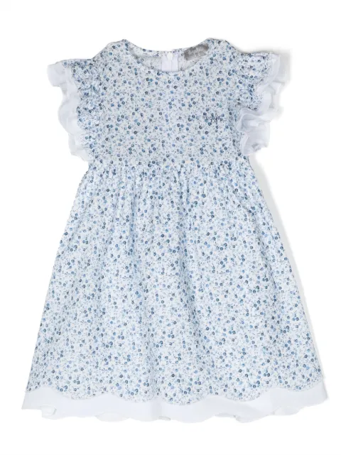 Il Gufo floral-print cotton dress