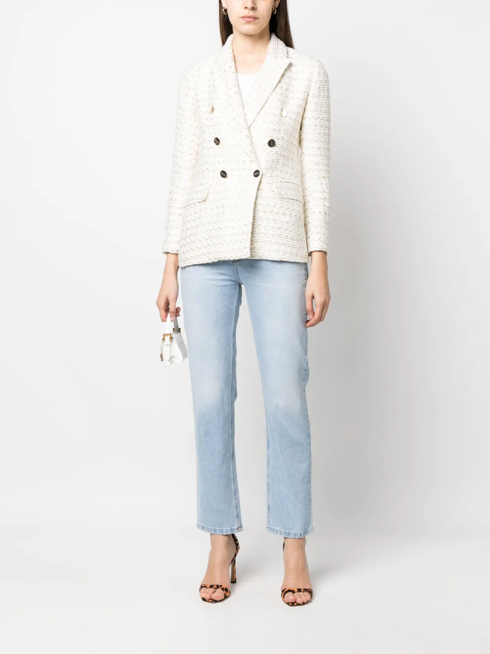 LIU JO Jeans met logopatch - Blauw