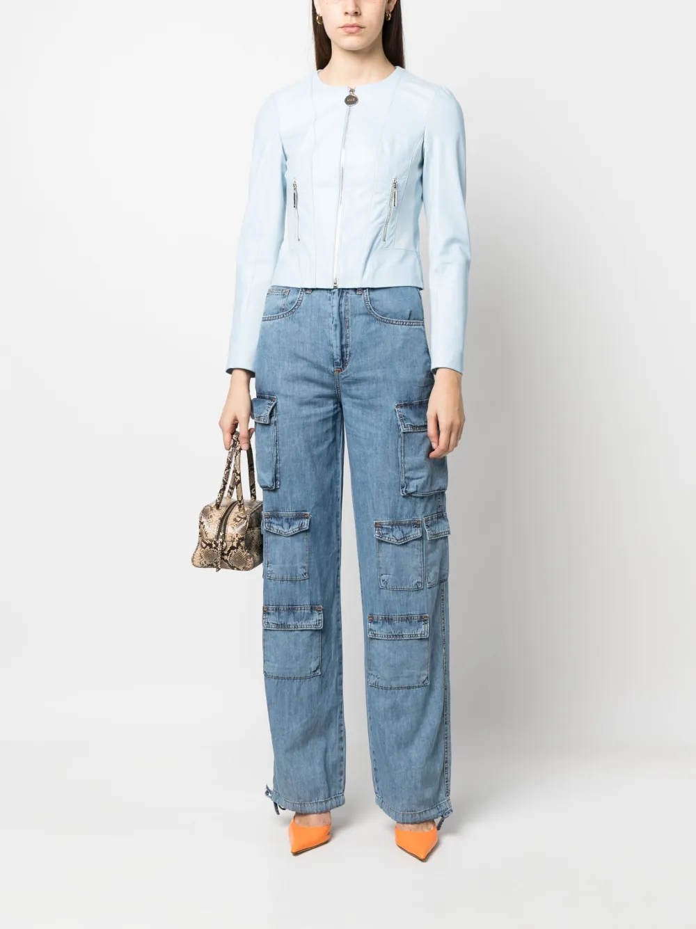 LIU JO High waist jeans - Blauw