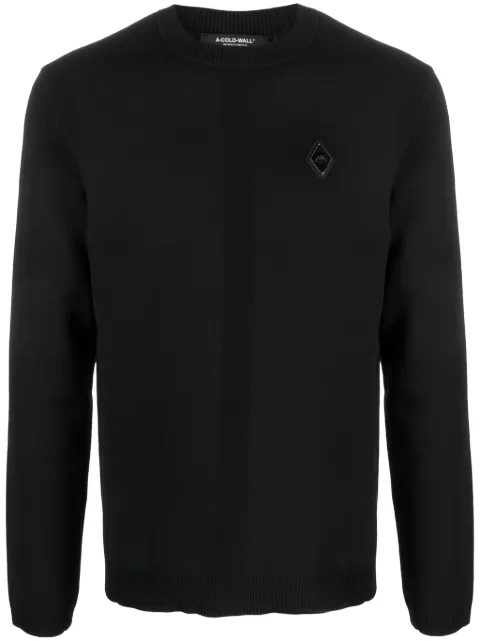 A-COLD-WALL* Vertex Harrington logo-patch sweatshirt