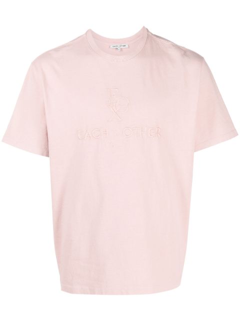 Each X Other logo-embroidered cotton T-shirt