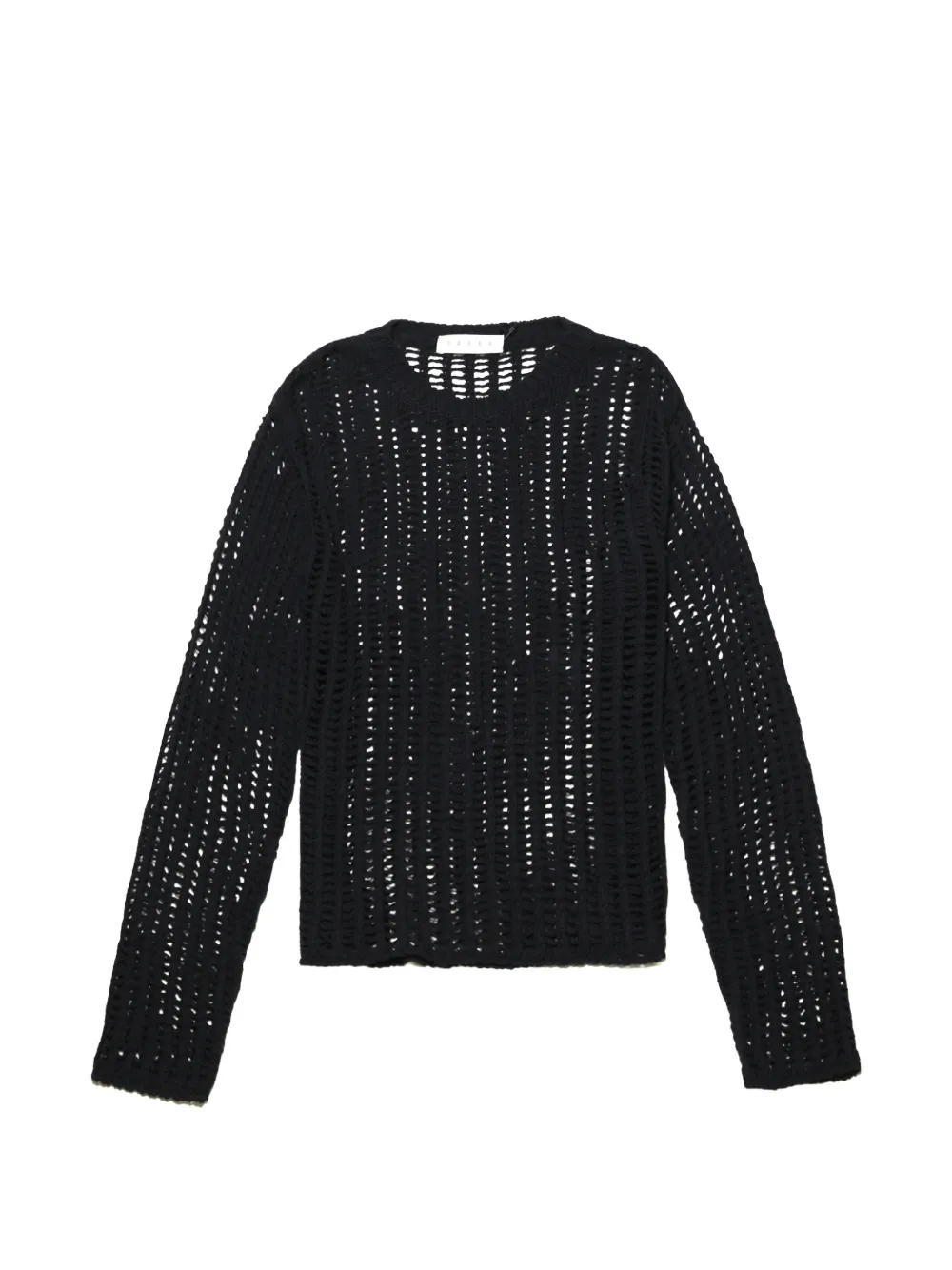 Paura Maglione con design traforato - Nero