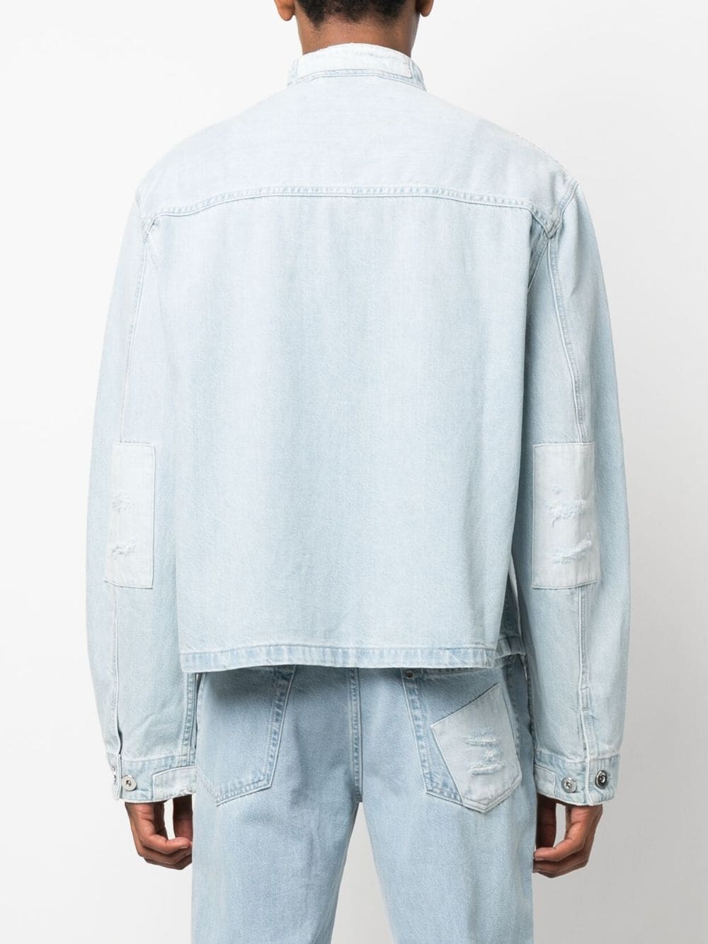 032c concealed-fastening Denim Jacket - Farfetch