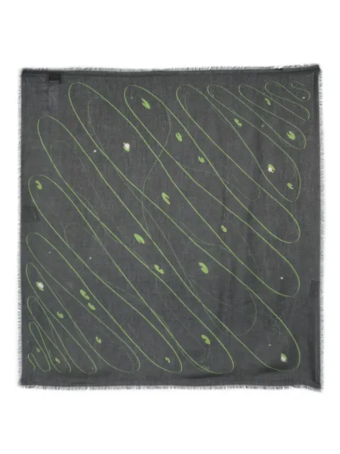Woolrich x Daniëlle Cathari graphic-print frayed-edge scarf