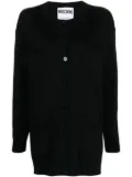 Moschino monogram-jacquard cardigan - Black