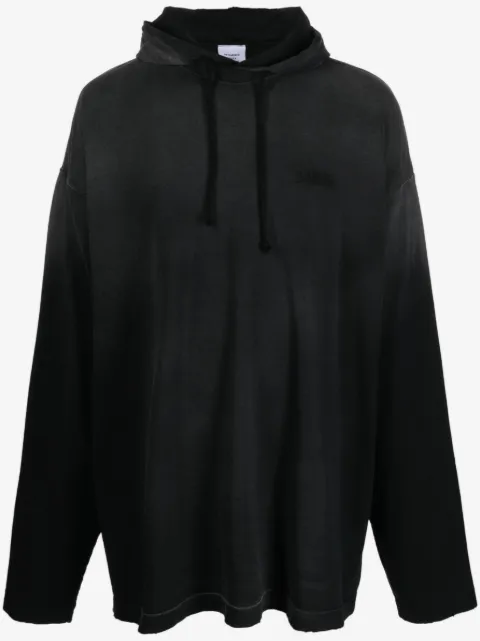VETEMENTS hoodie oversize con efecto degradado