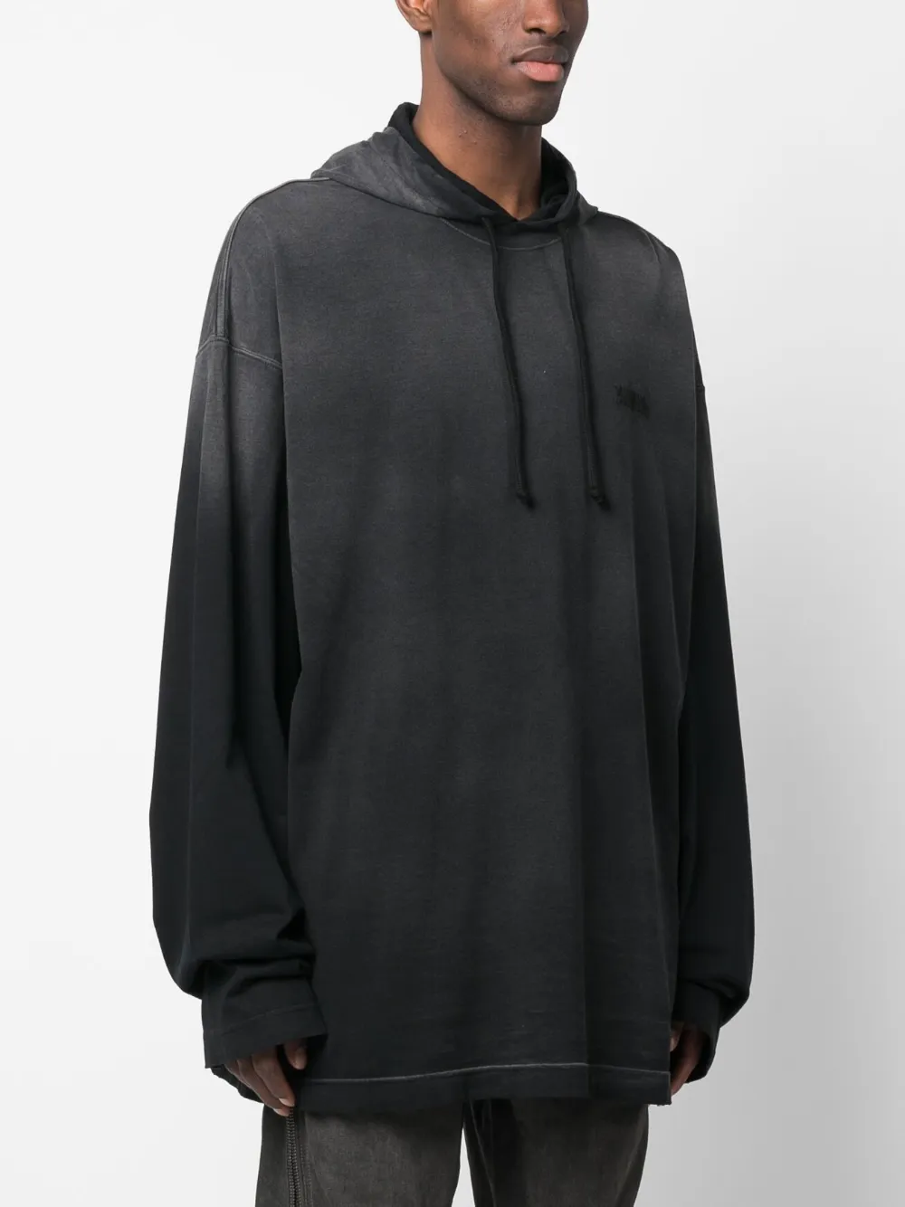 VETEMENTS Oversized hoodie Zwart