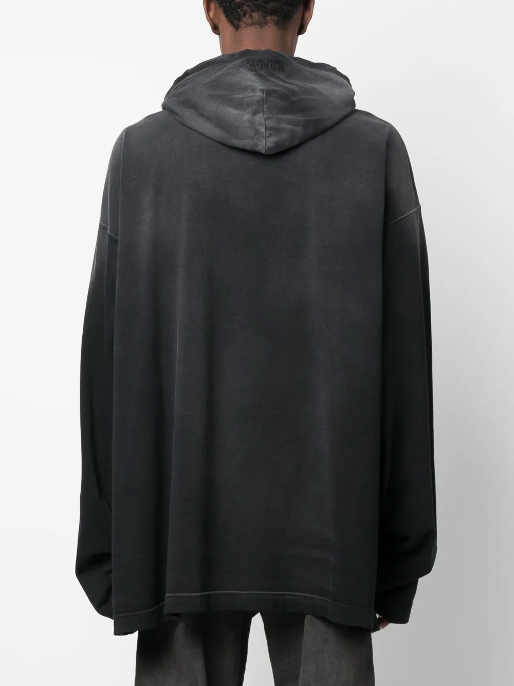VETEMENTS Oversized hoodie Zwart
