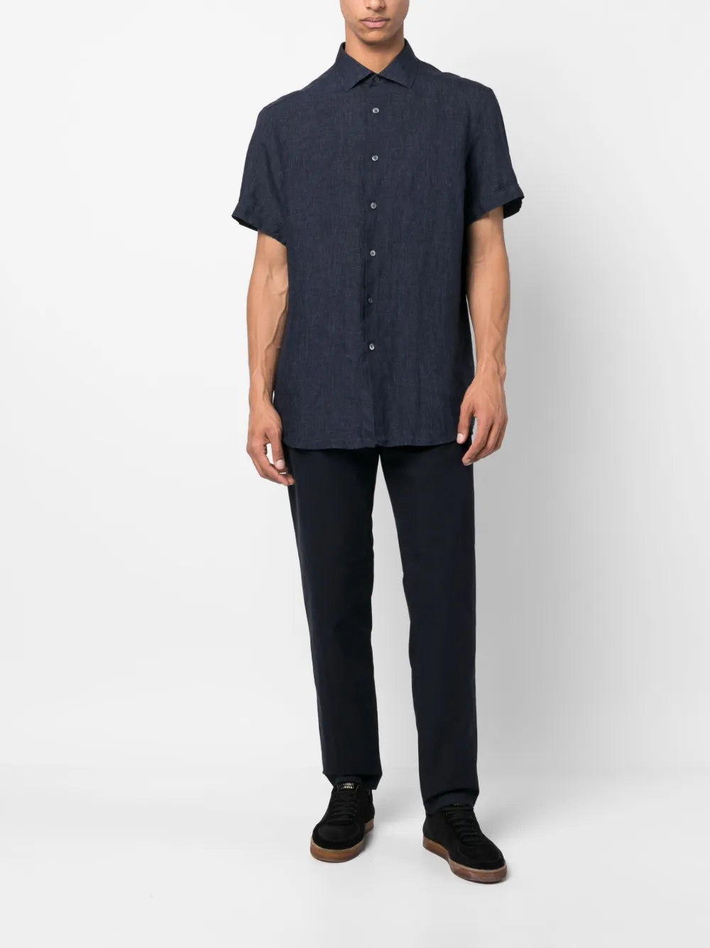 Zegna shortsleeve Linen Shirt Farfetch