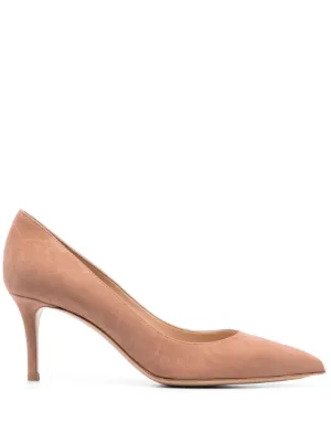 Gianvito Rossi Gianvito 85mm Suede Pumps | Pink | FARFETCH